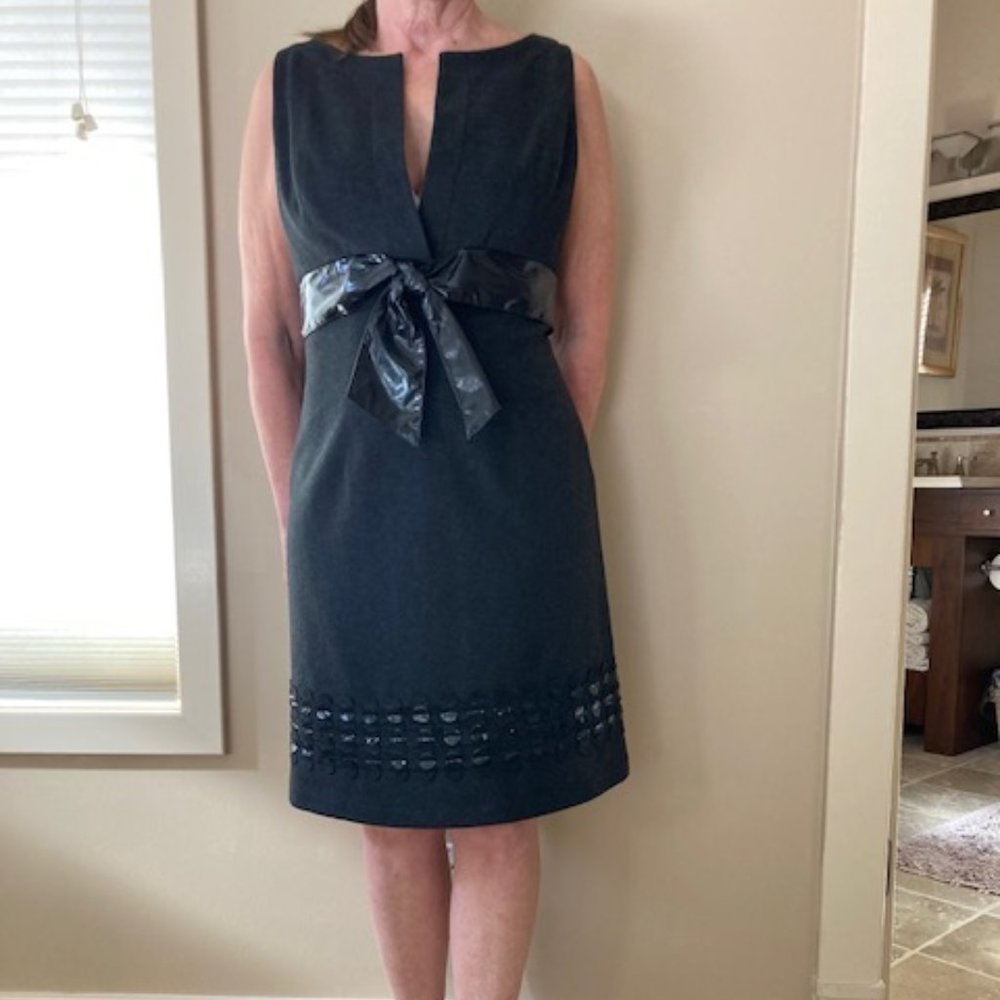 Kay Unger dark grey dress size 8